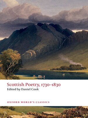 cover image of Scottish Poetry, 1730-1830